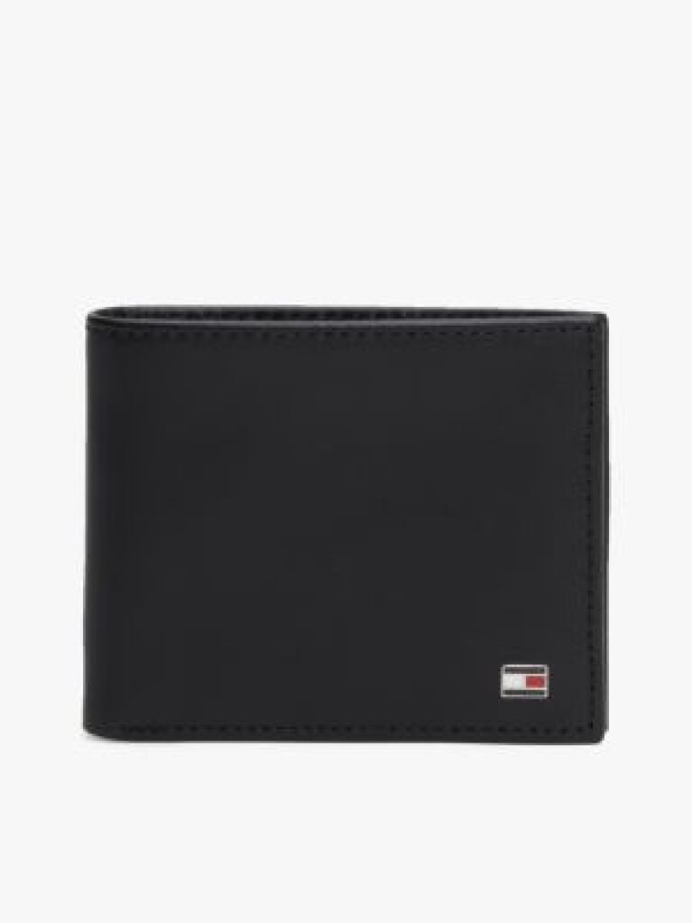 Negru Portofel Mic Bifold Embossed  Barbati