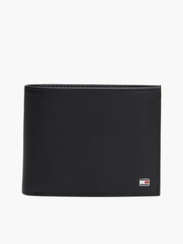 Negru Portofel Trifold Signature Stripe  Barbati