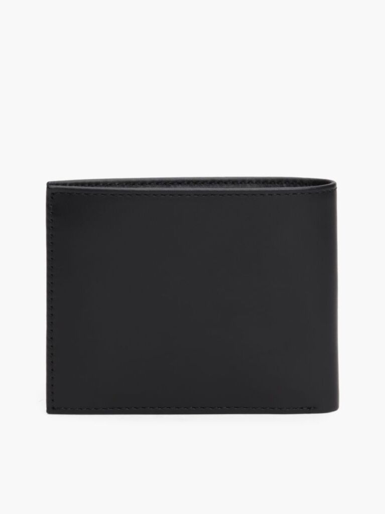 Negru Portofel Trifold Signature Stripe  Barbati