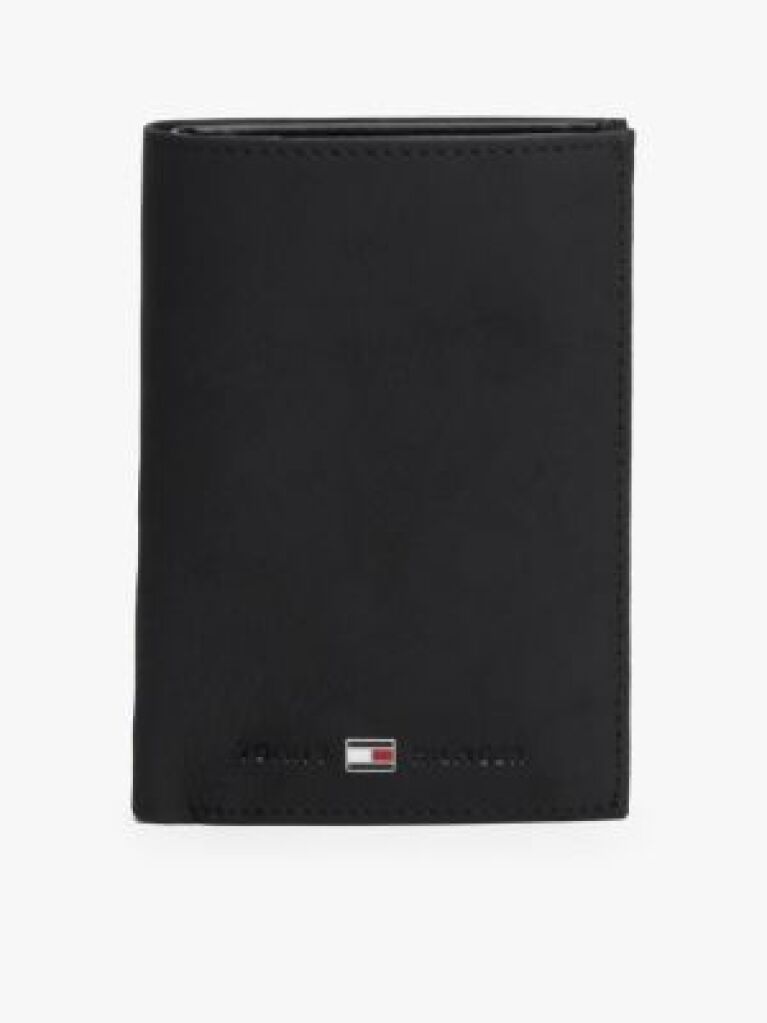 Black Portrait Trifold Wallet  Men