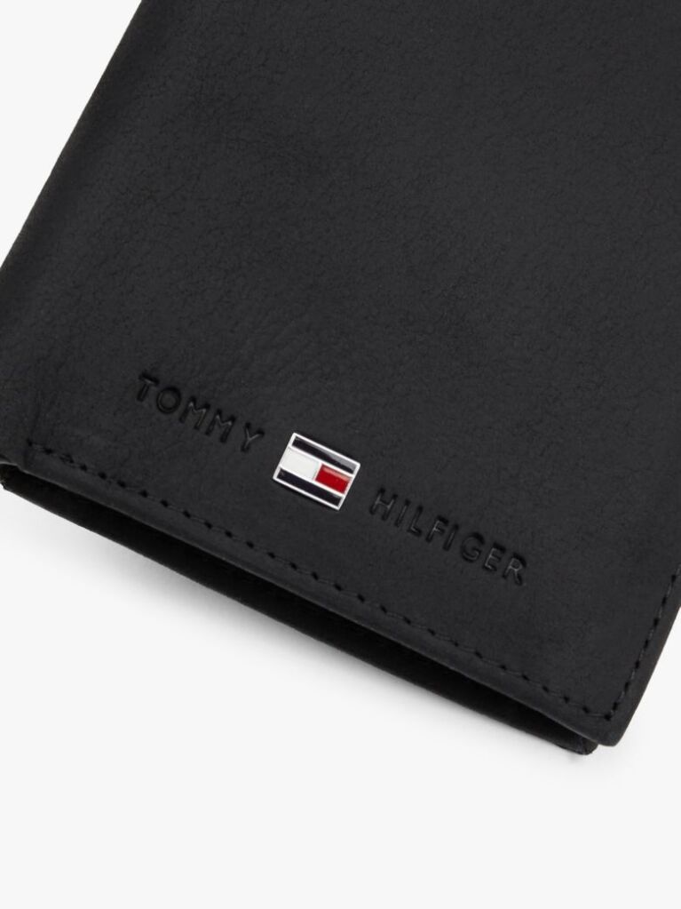 Black Portrait Trifold Wallet  Men