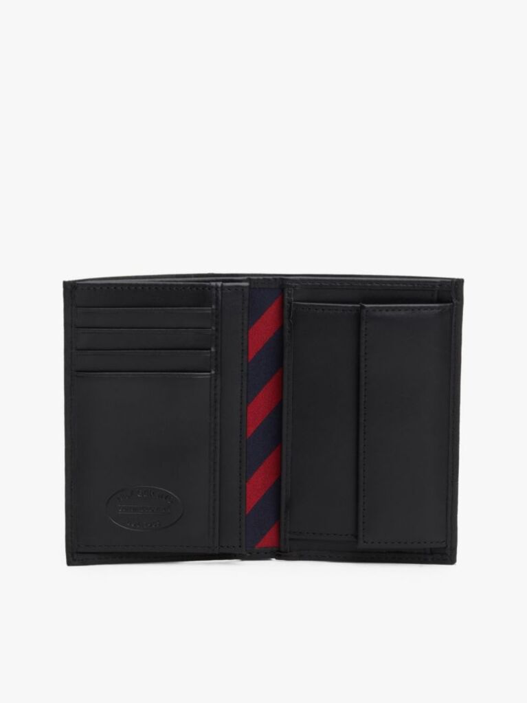 Black Portrait Trifold Wallet  Men