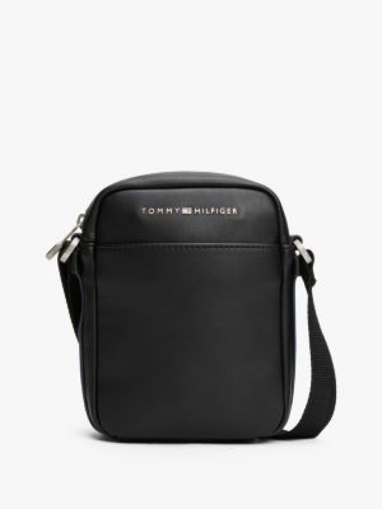 Negru Geanta Mica Tip Reporter TH City  Barbati