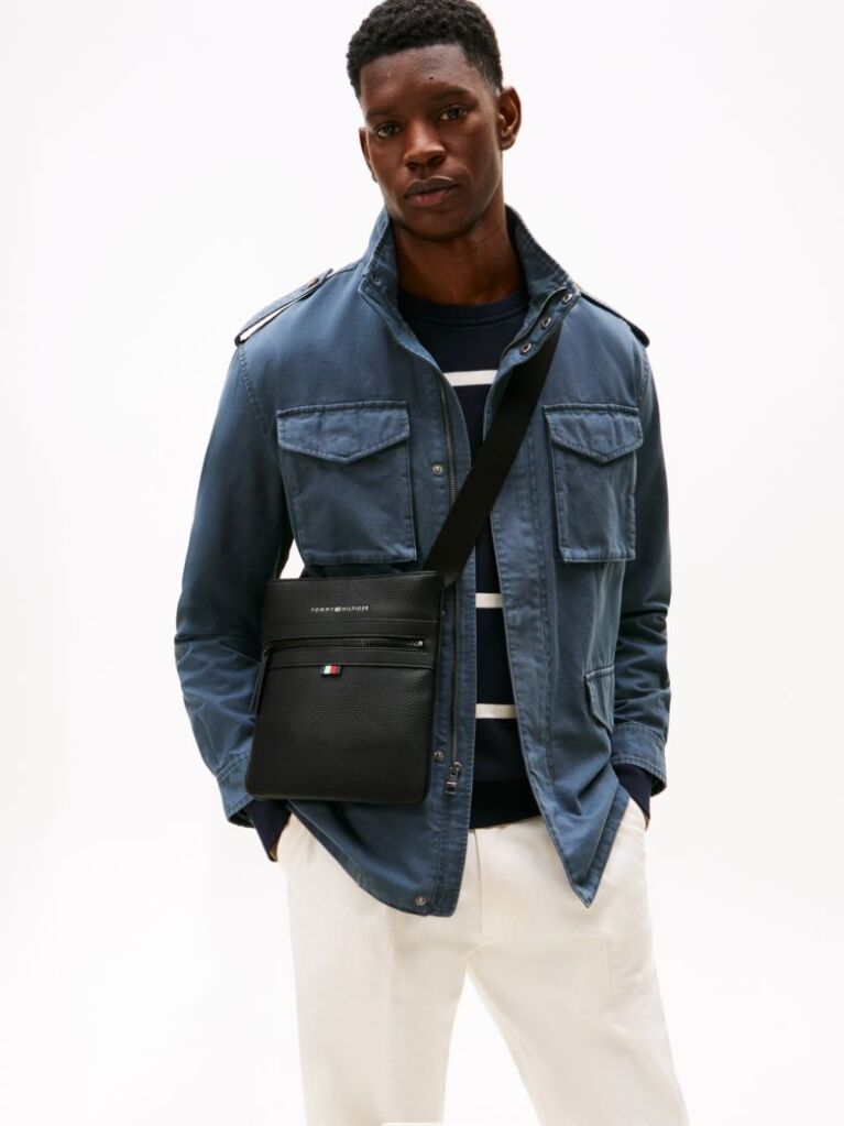 Black ESSENTIAL CROSSBODY BAG  Men