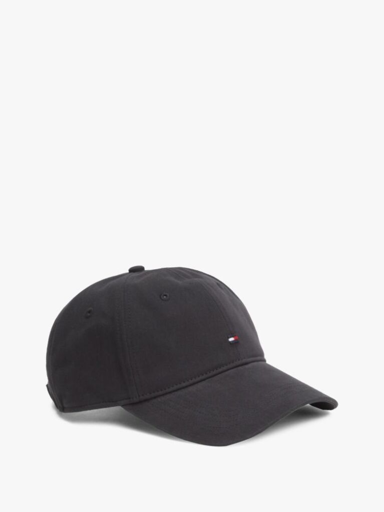 Negru Sapca Baseball Cu Sase Panouri Si Steag 1985 Collection  Barbati