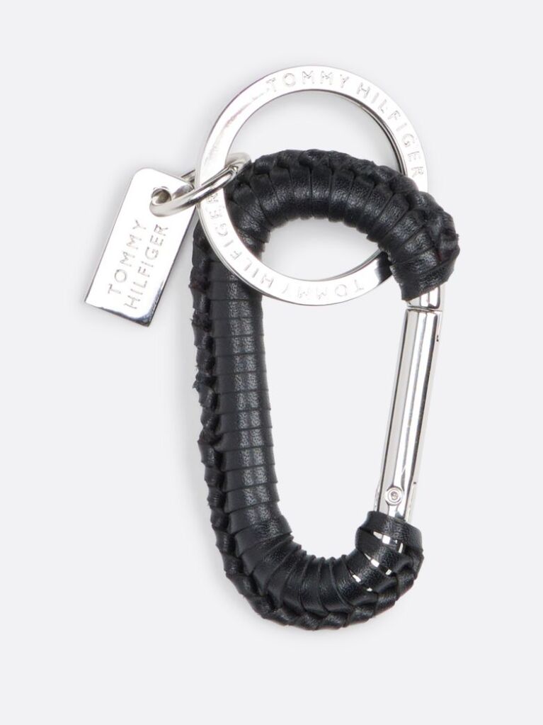 Black Leather Card Holder and Key Fob Gift Set  Men