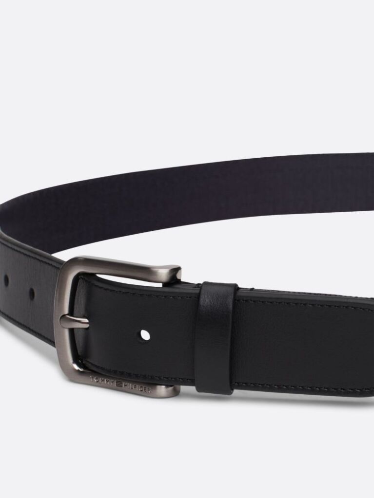 Negru Curea Casual Din Piele Si Panglica  Barbati