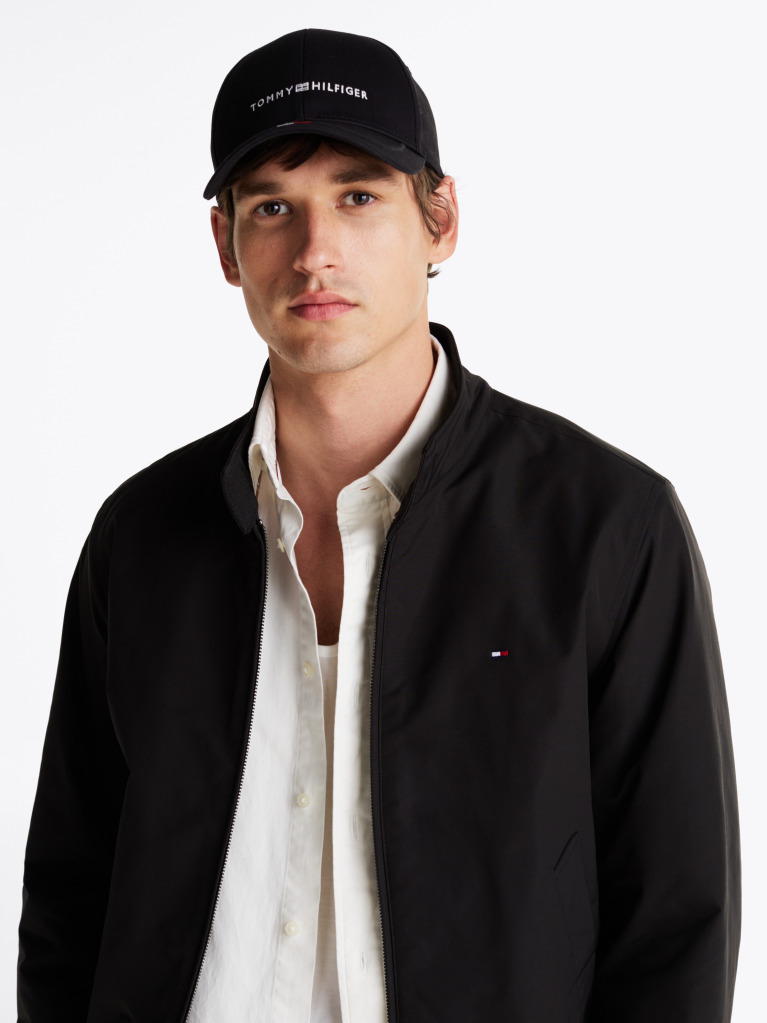 Negru Sapca Baseball Six-Panel Cu Broderie Logo  Barbati