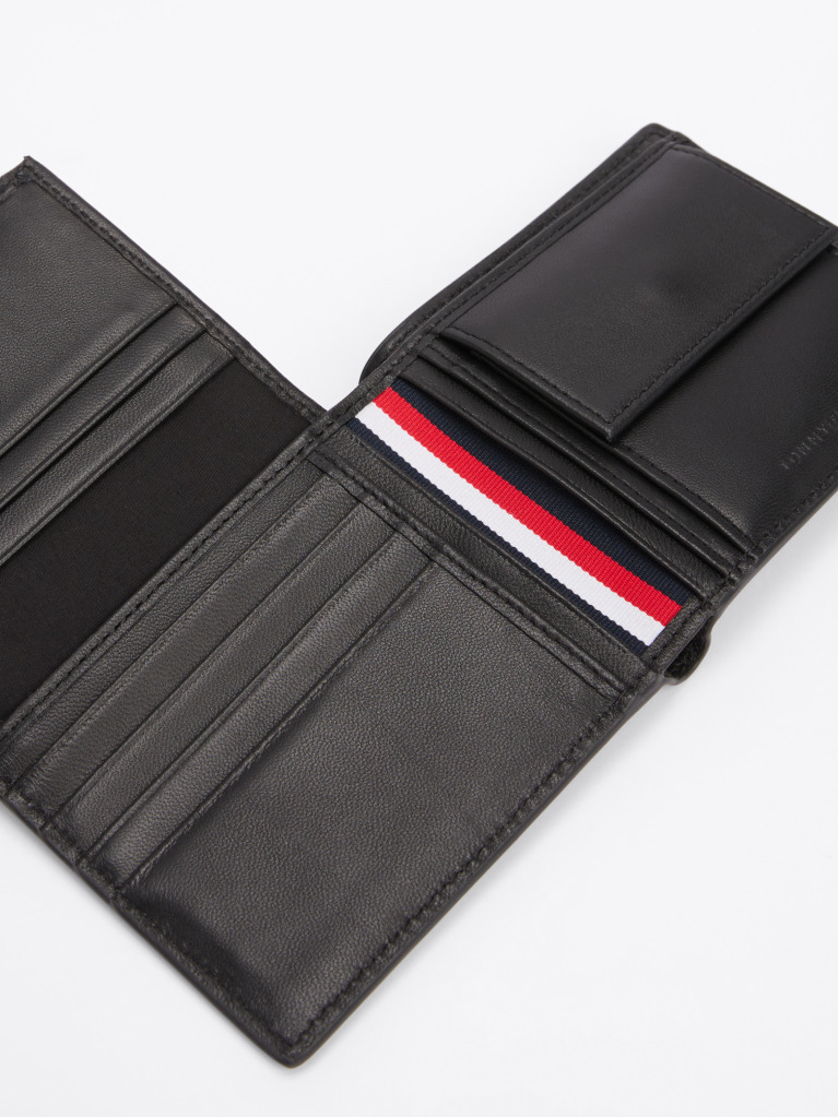Black Premium Leather Bifold Wallet  Men