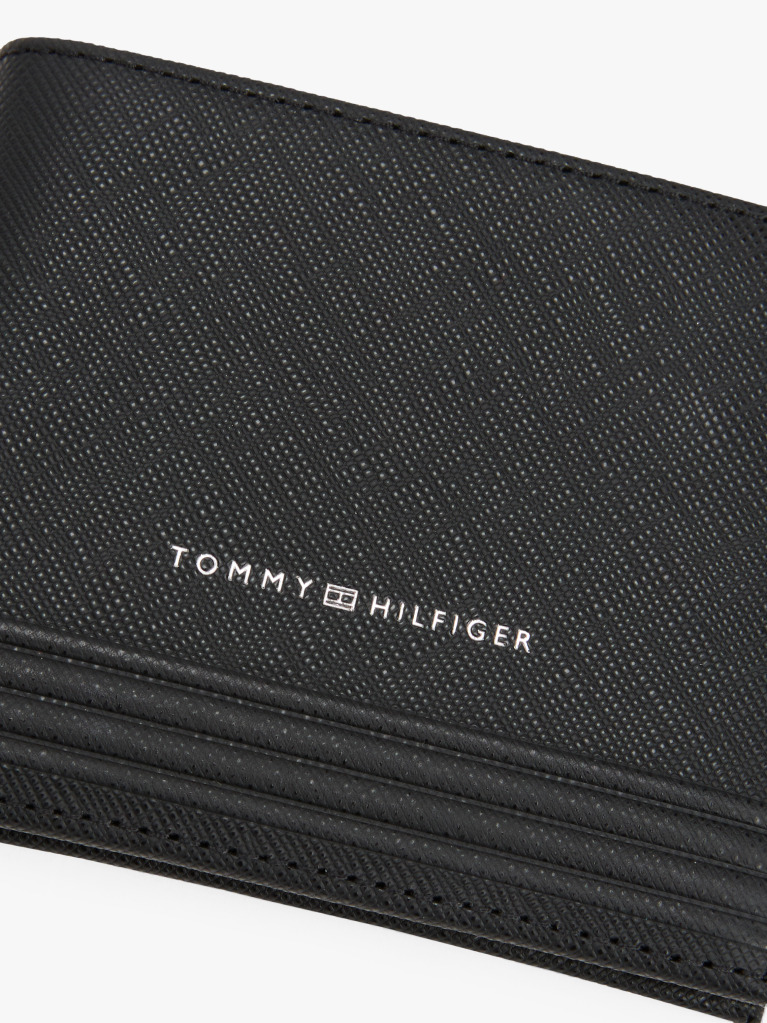 Black TH Business Leather Credit Card Wallet  Men