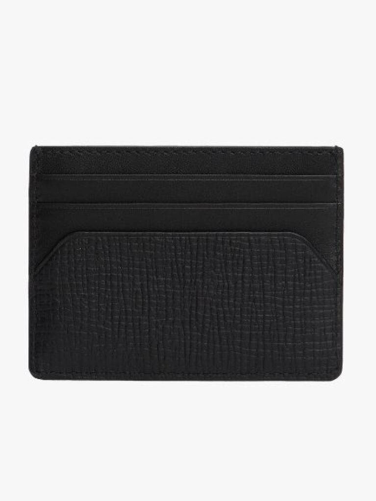 Black Hilfiger Flag Credit Card Holder  Men