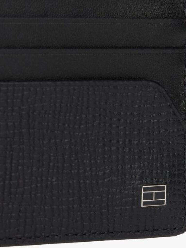 Black Hilfiger Flag Credit Card Holder  Men