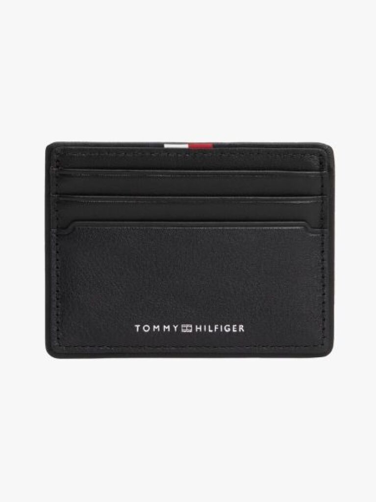 Black Corporate Leather Credit Card Holder  Men