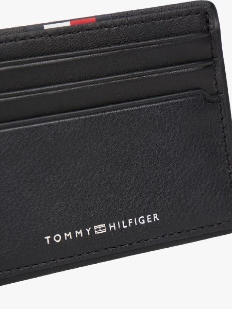 Black Corporate Leather Credit Card Holder  Men