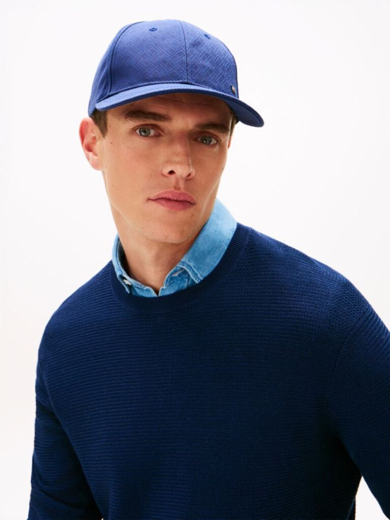 Blue Corporate Sapca Jacquard De Baseball Cu Steag  Barbati