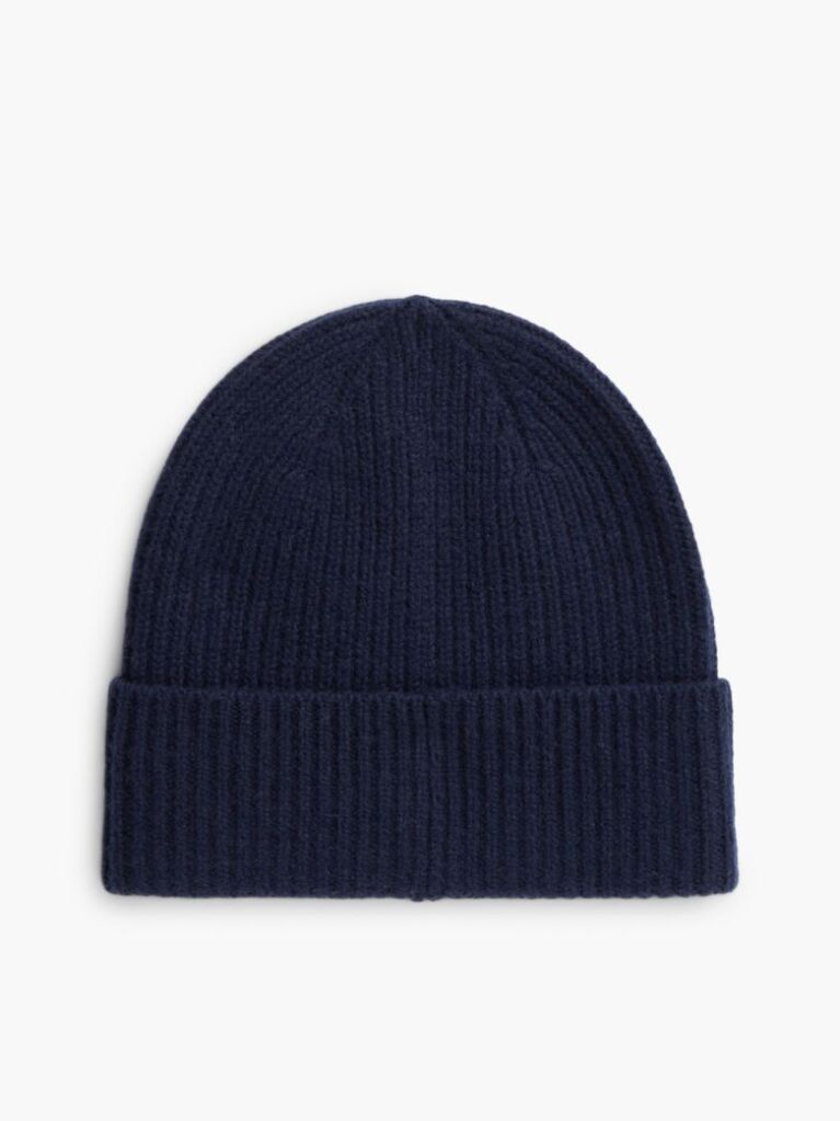 Blue Hilfiger Flag Pure Cashmere Beanie  Men
