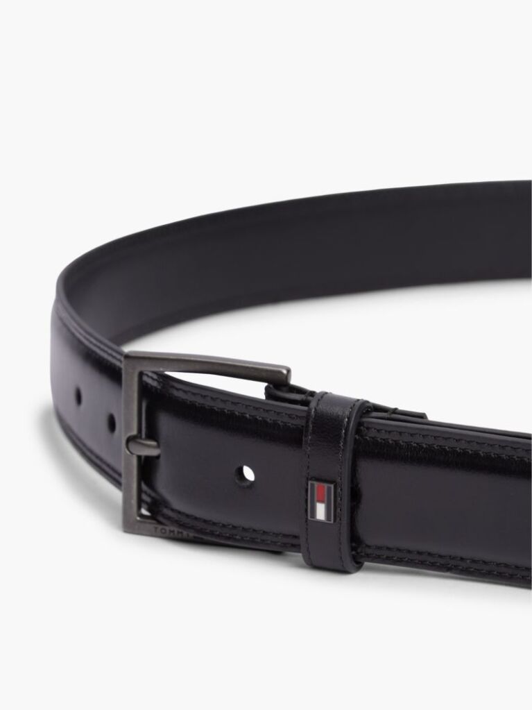 Negru Curea TH Business Din Piele  Barbati