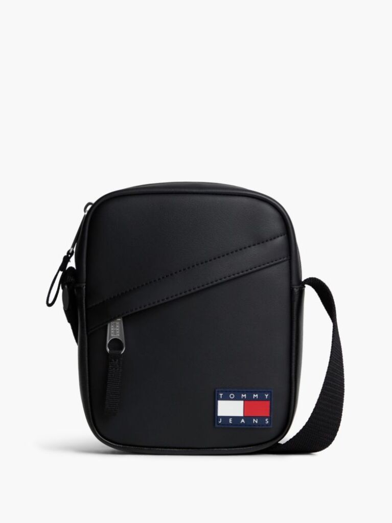 Negru Geanta Essential Crossbody Reporter Cu Logo  Barbati