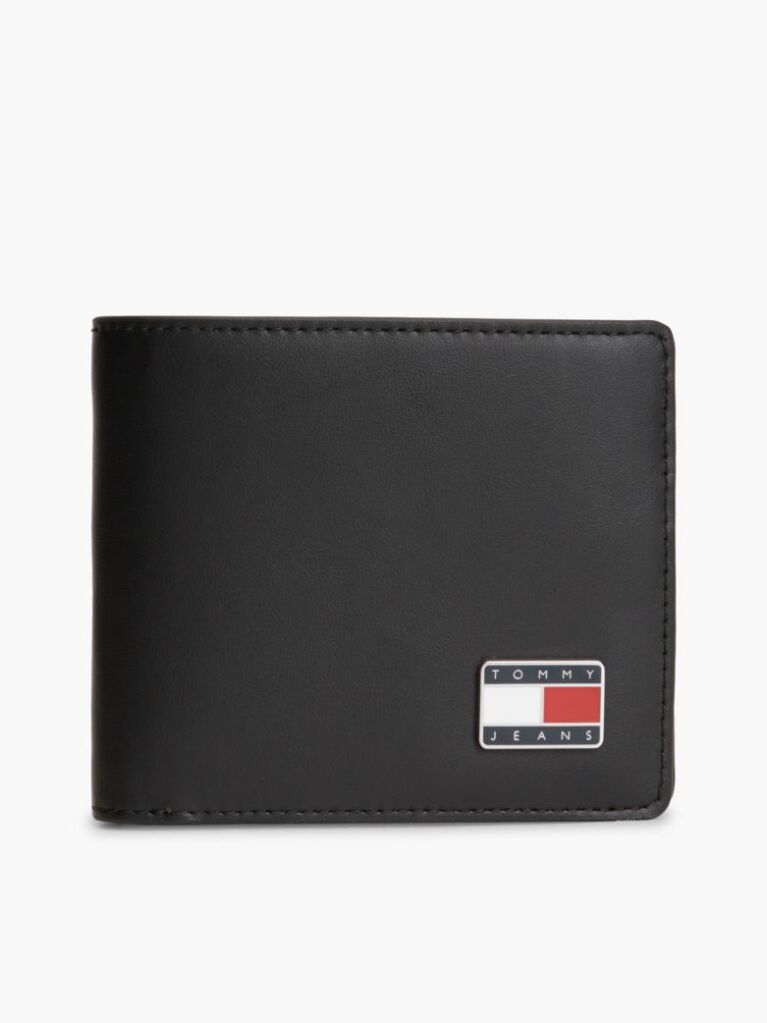 Negru Portofel Din Piele Bifold  Barbati