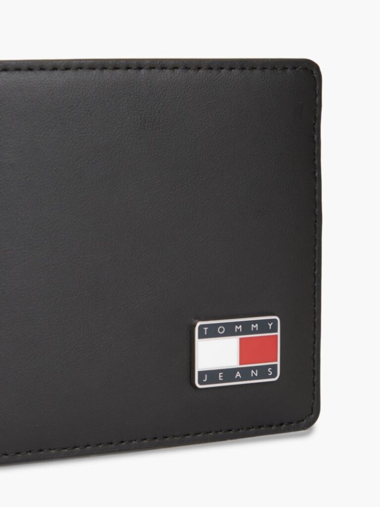 Negru Portofel Din Piele Bifold  Barbati