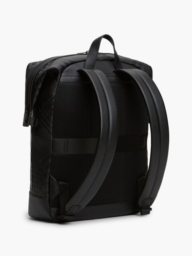 Negru Rucsac Corporate Cu Carouri Si Steag  Barbati