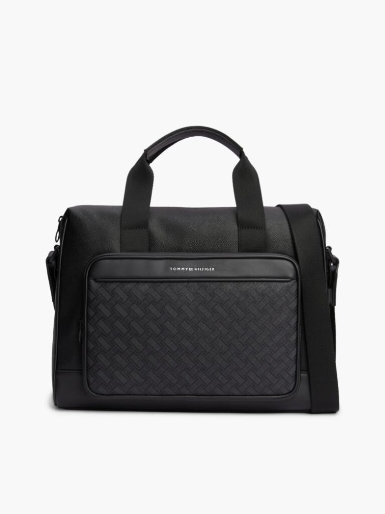 Negru Geanta De Laptop Modern Cu Steag  Barbati