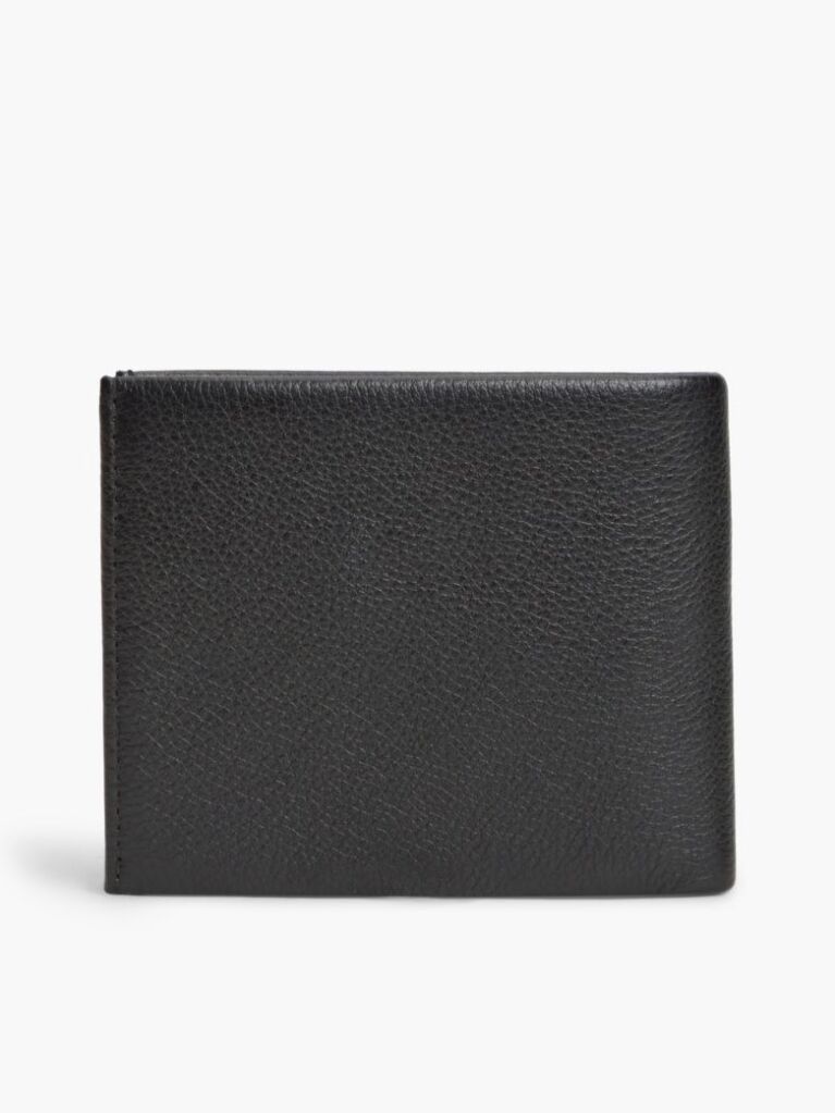 Negru Corporate Portofel Din Piele Bifold Pentru Carduri Si Monede  Barbati
