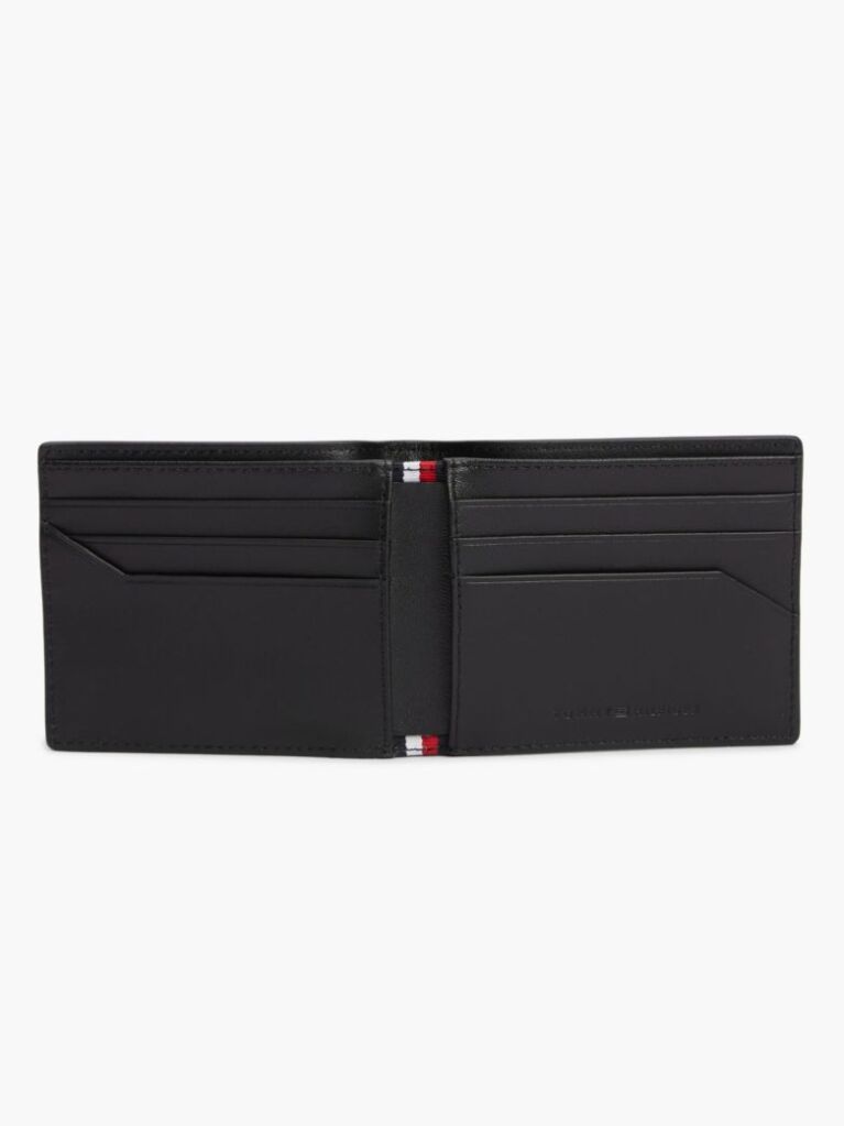 Negru TH Business Portofel Pentru Carduri Si Monede Bifold   Barbati