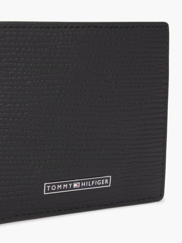 Negru TH Business Portofel Pentru Carduri Si Monede Bifold   Barbati
