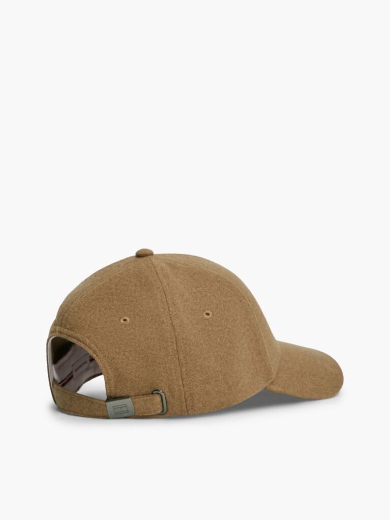 Brown Wool Blend Six-Panel Cap  Men