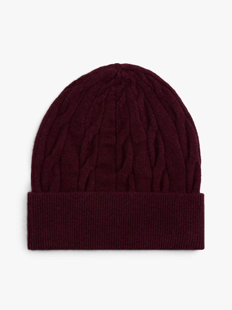 Rosu Caciula Tricotata TH Crest  Copii unisex
