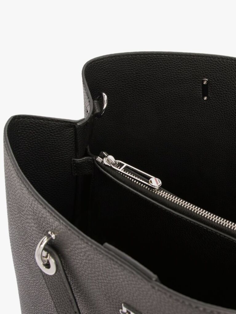 Negru Geanta Satchel Chic Monogram   Femei