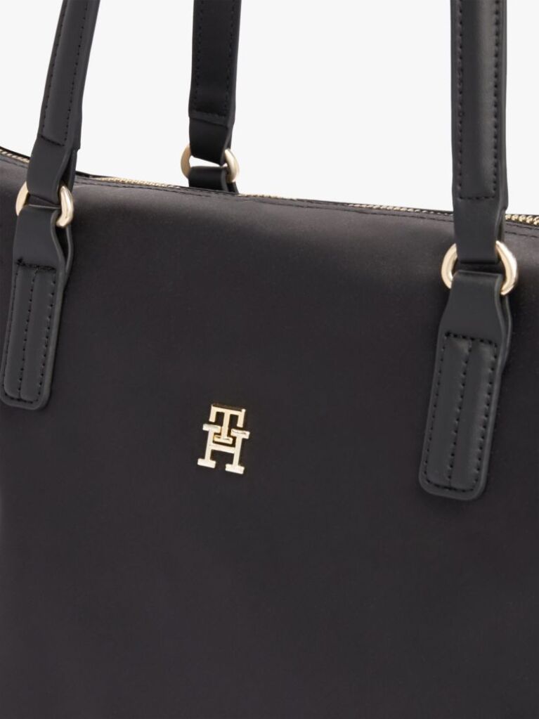 Black TH Monogram Plaque Tote  Women