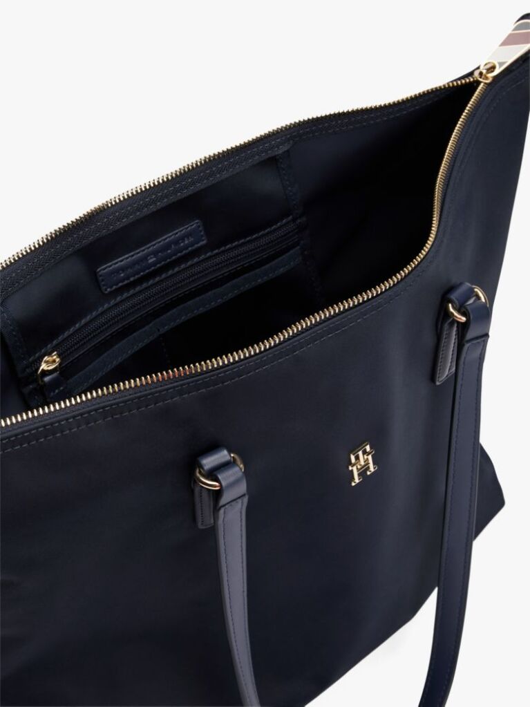 Blue TH Monogram Plaque Tote  Women