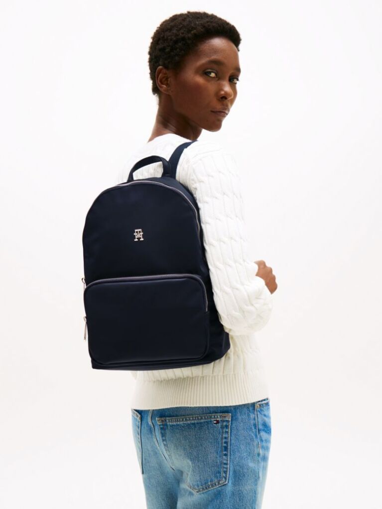 Blue Rucsac Cu Detalii Metalice   Femei