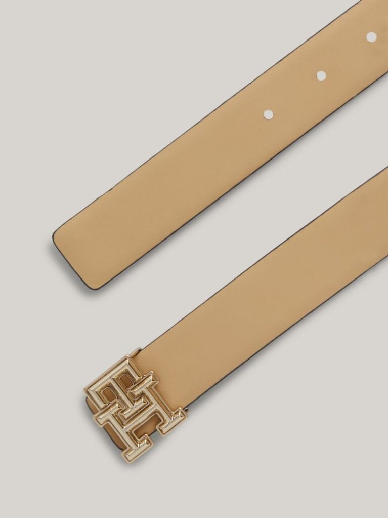 Multi Embossed Leather Reversible Belt  Women