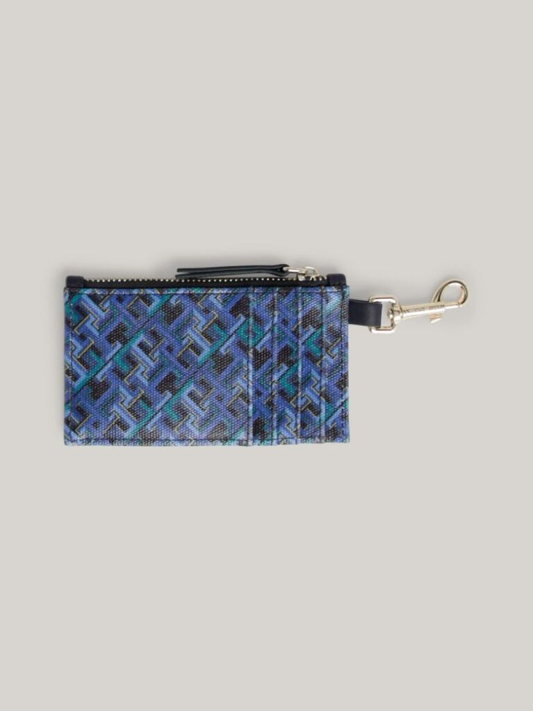 Multi TH Monogram Clip-On Credit Card Holder  Women