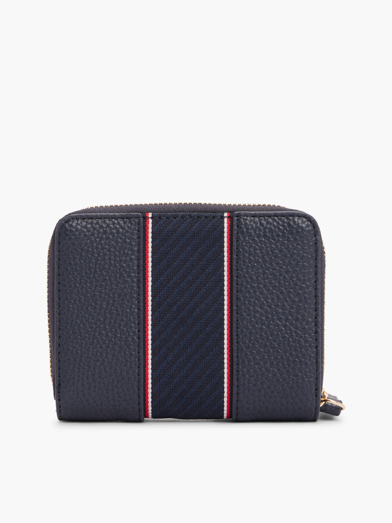 Blue TH Monogram Zip-Around Wallet  Women