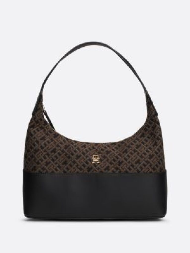 Negru Geanta De Umar Jacquard TH   Femei