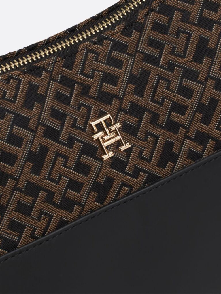 Negru Geanta De Umar Jacquard TH   Femei