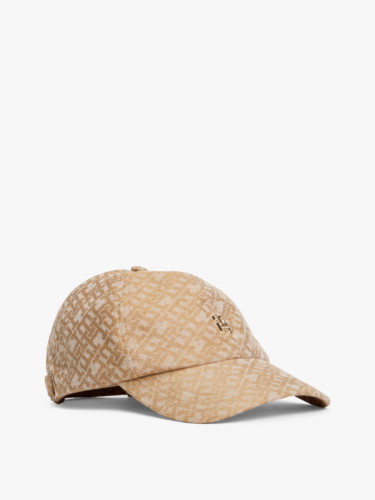 Brown TH Monogram Baseball Cap  Women