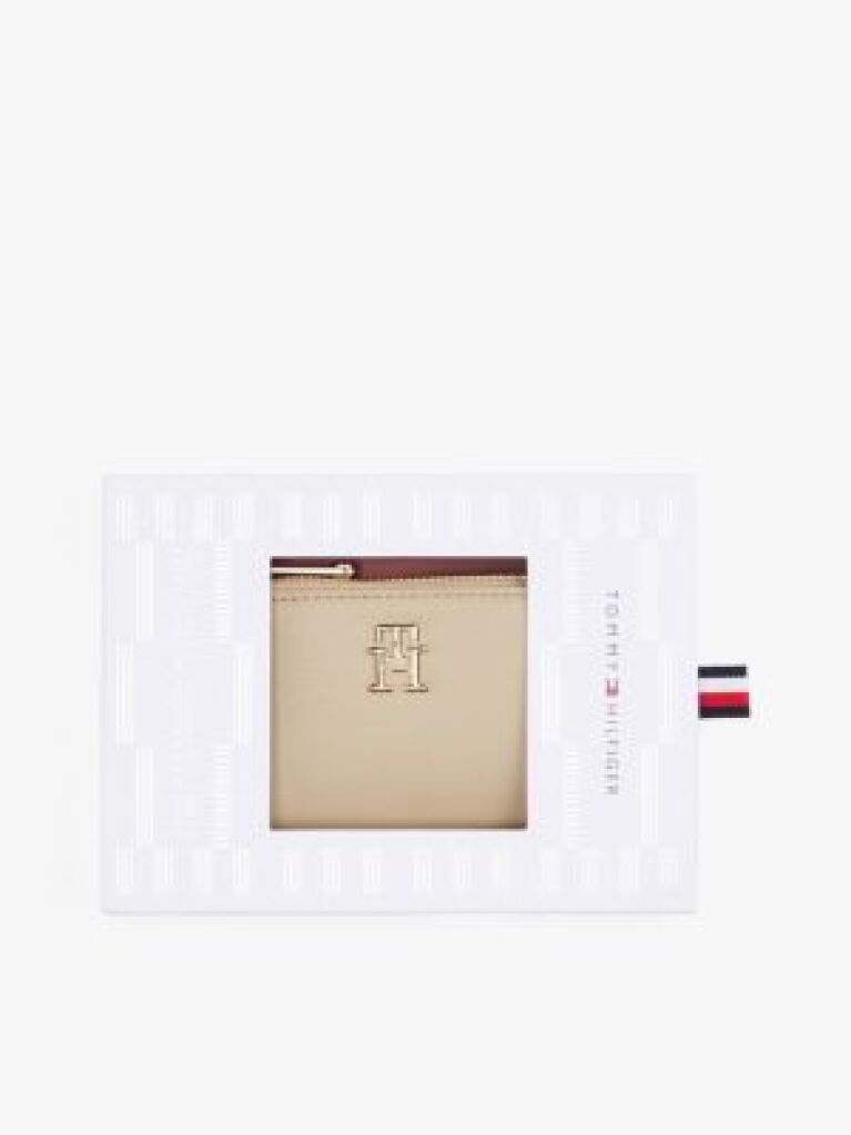 Bej Portofel TH Monogram Slim  Femei
