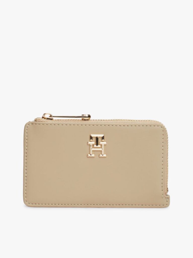 Bej Portofel TH Monogram Slim  Femei