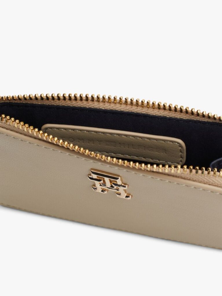 Bej Portofel TH Monogram Slim  Femei