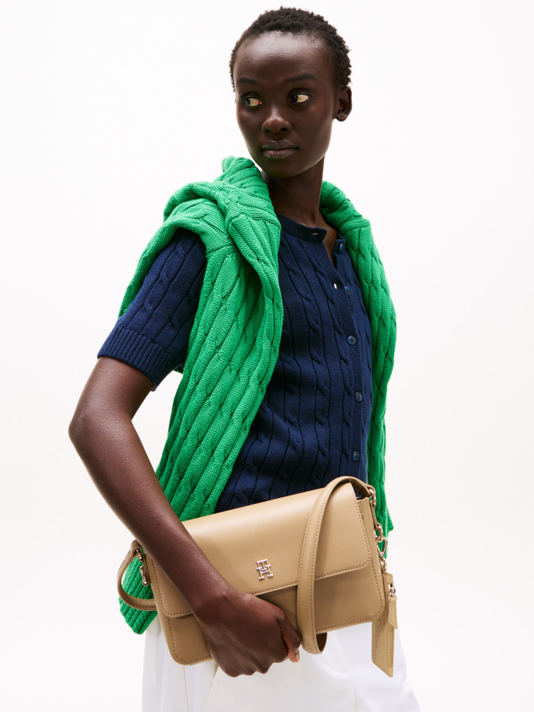 Maro Geanta Crossbody Convertibila Cu Monograma Th  Femei