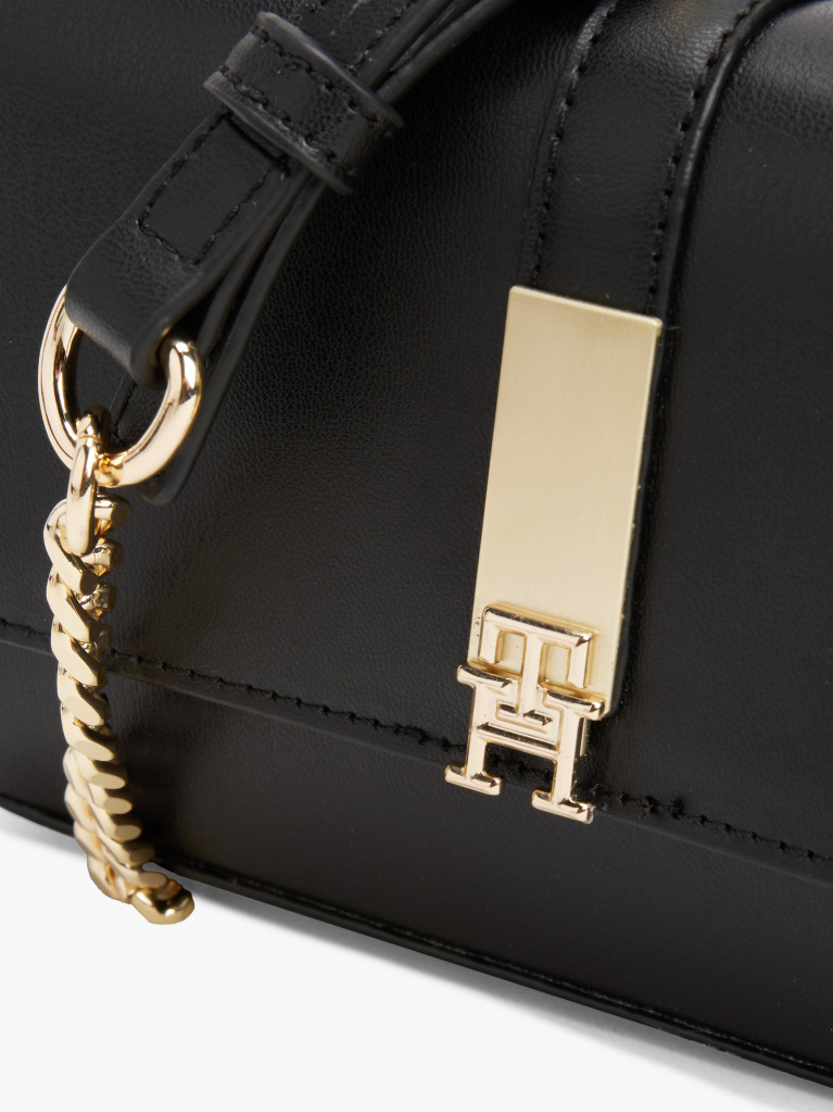 Negru Geanta Crossbody Cu Curea Din Lant Heritage  Femei
