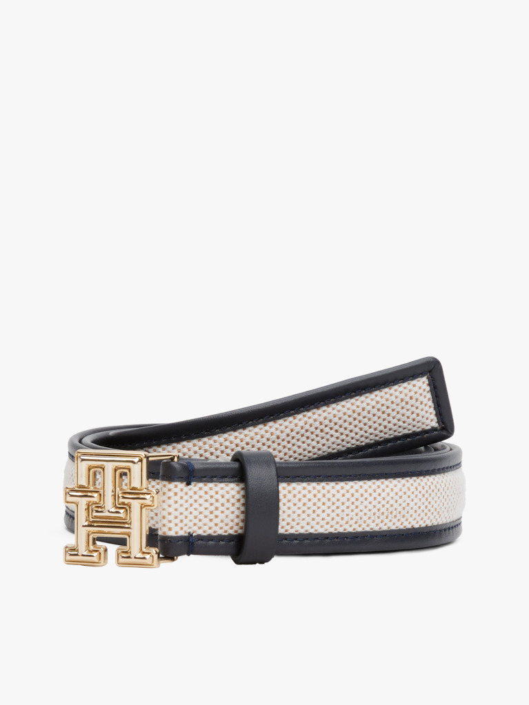 Blue Curea Din Piele Cu Monograma Th  Femei