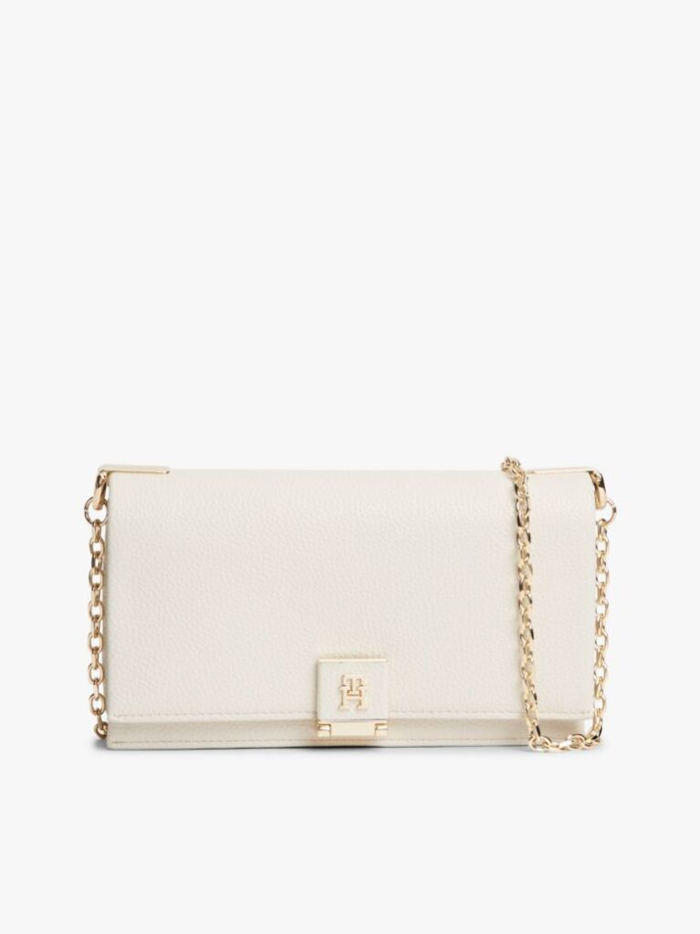 Bej Geanta Crossbody Cu Monograma Th  Femei