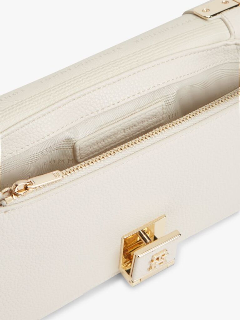 Bej Geanta Crossbody Cu Monograma Th  Femei