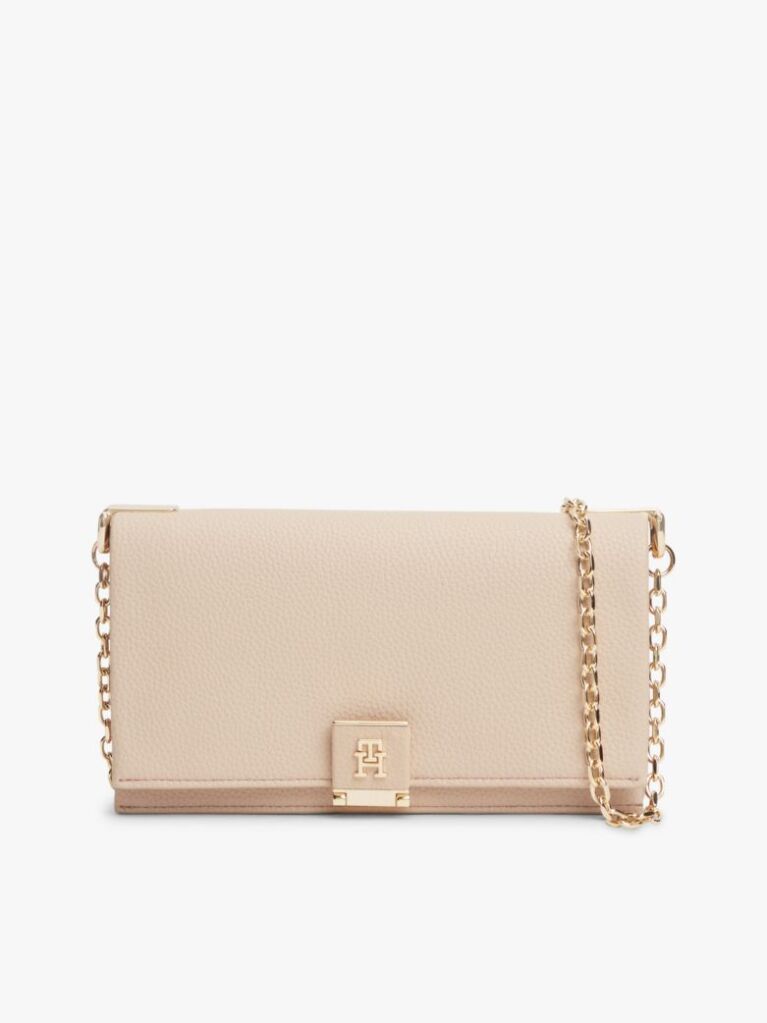 Bej Geanta Crossbody Cu Monograma Th  Femei